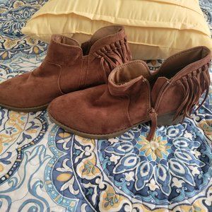 Brown Suede Bootie